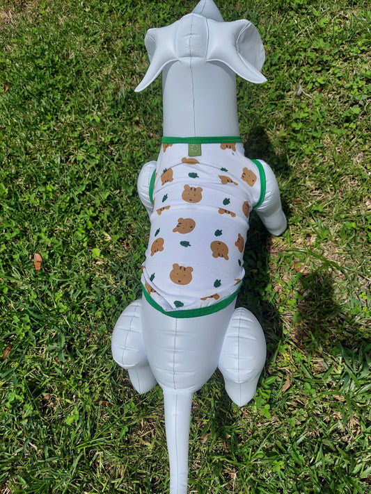 Cozy Bear Print Pet Shirt